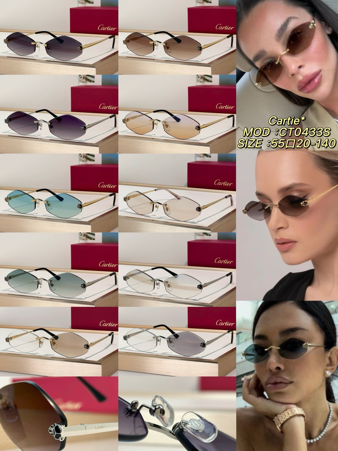 Designer Sunglasses CT0433S