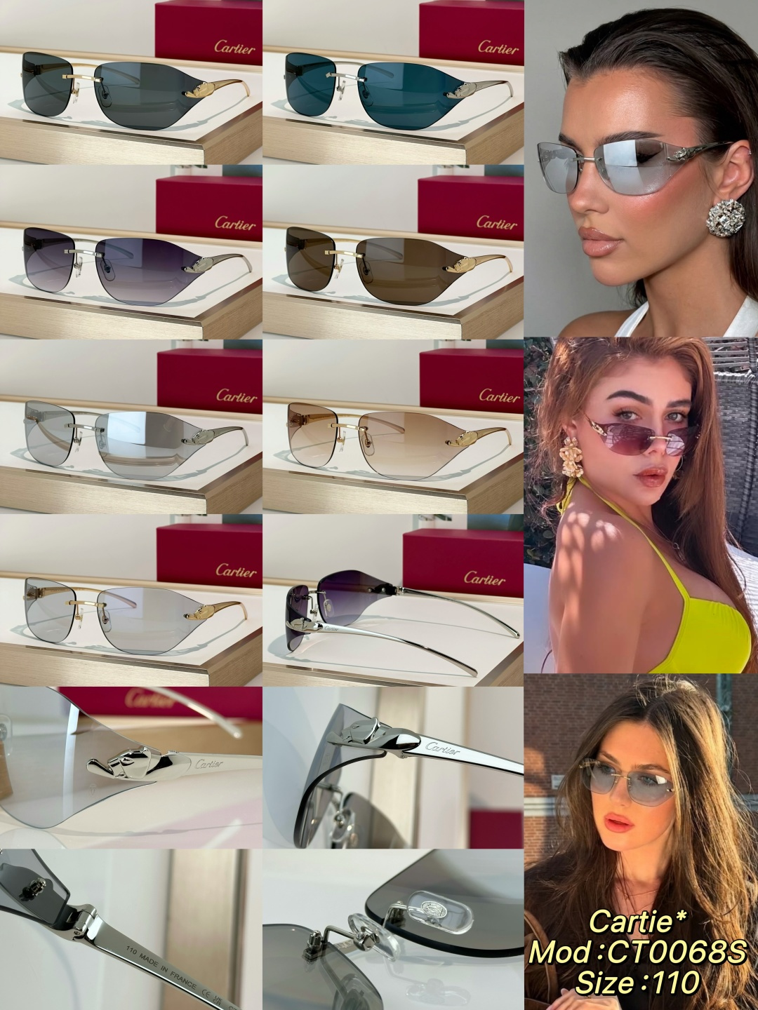 Designer Sunglasses CT0068S