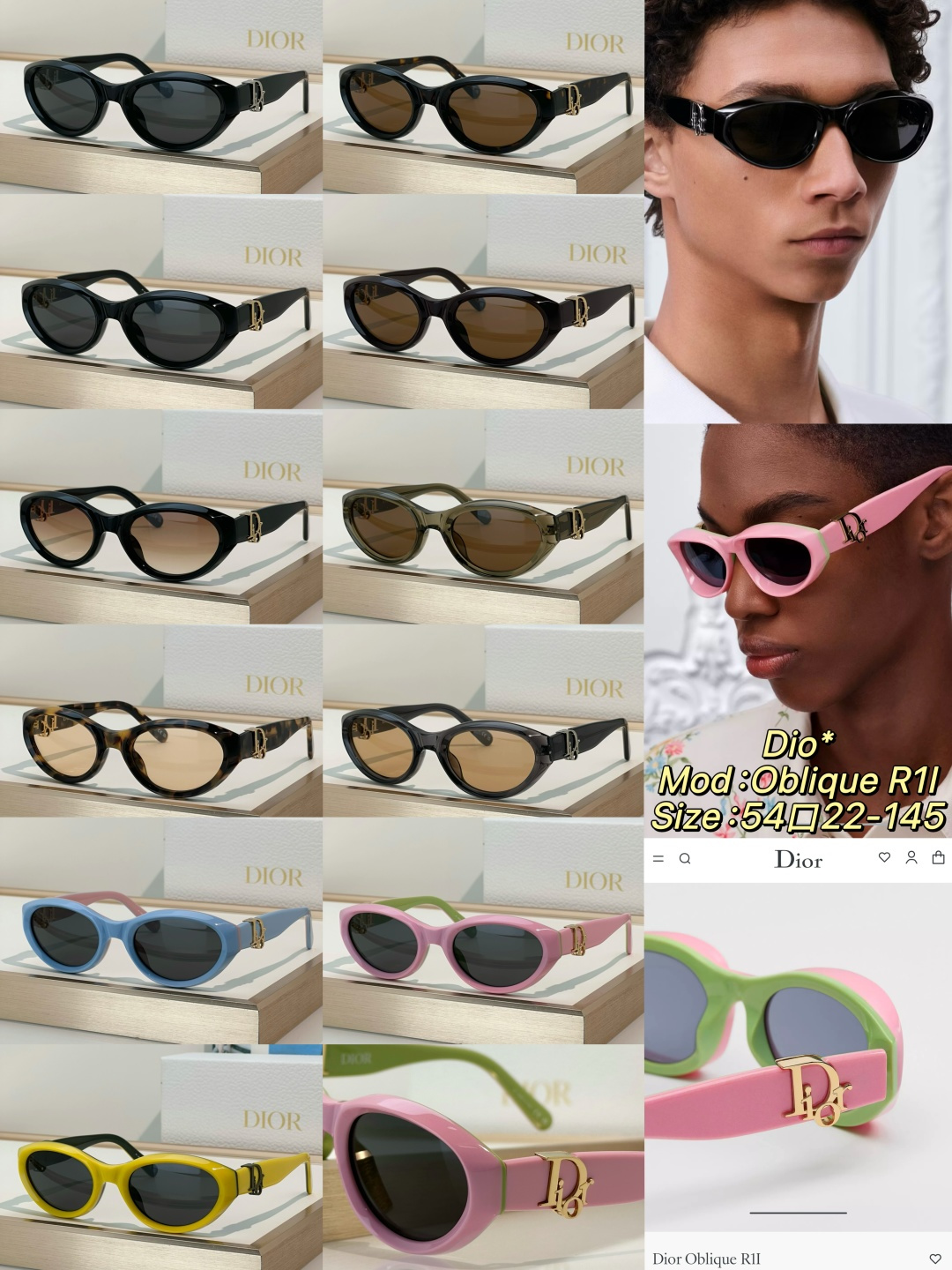 Designer Sunglasses Oblique