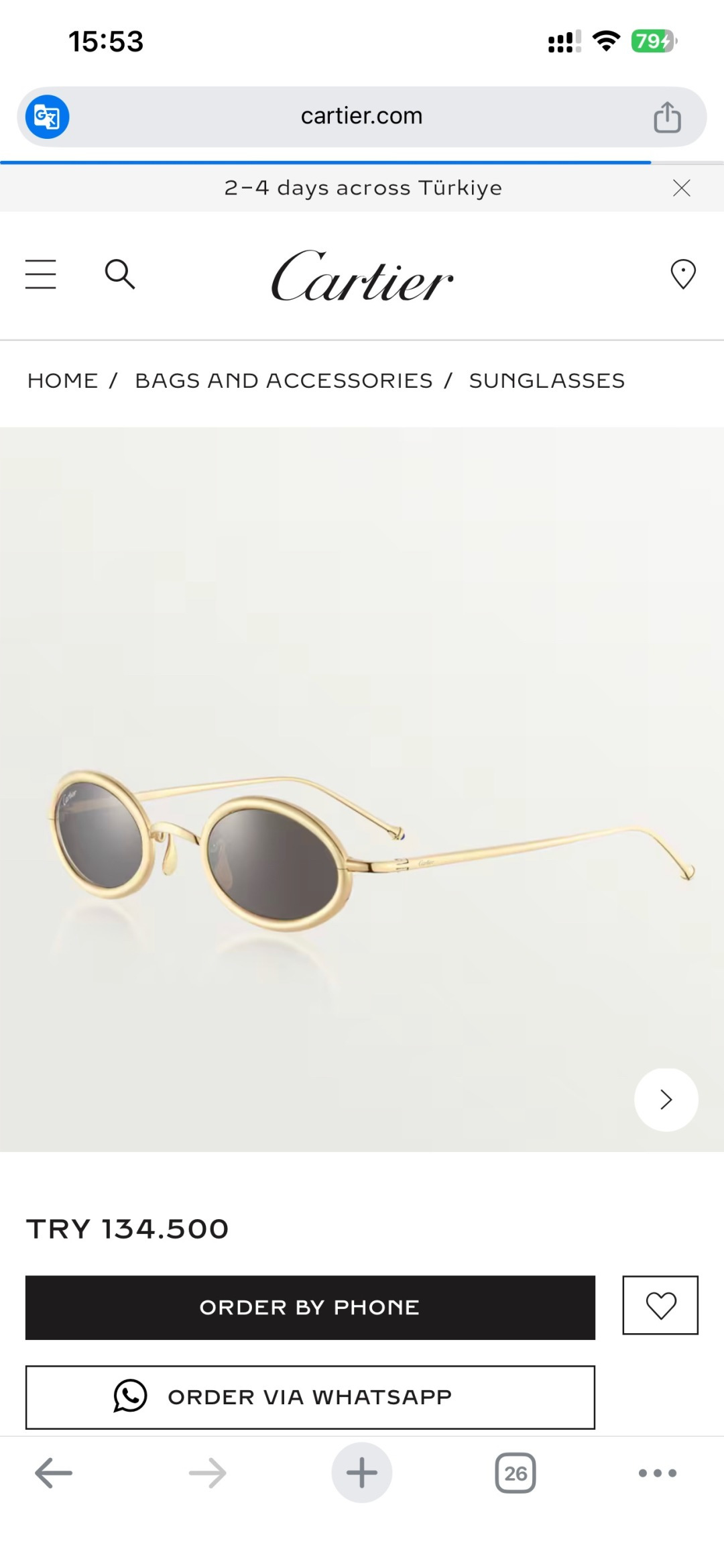 Designer Sunglasses CT0649S