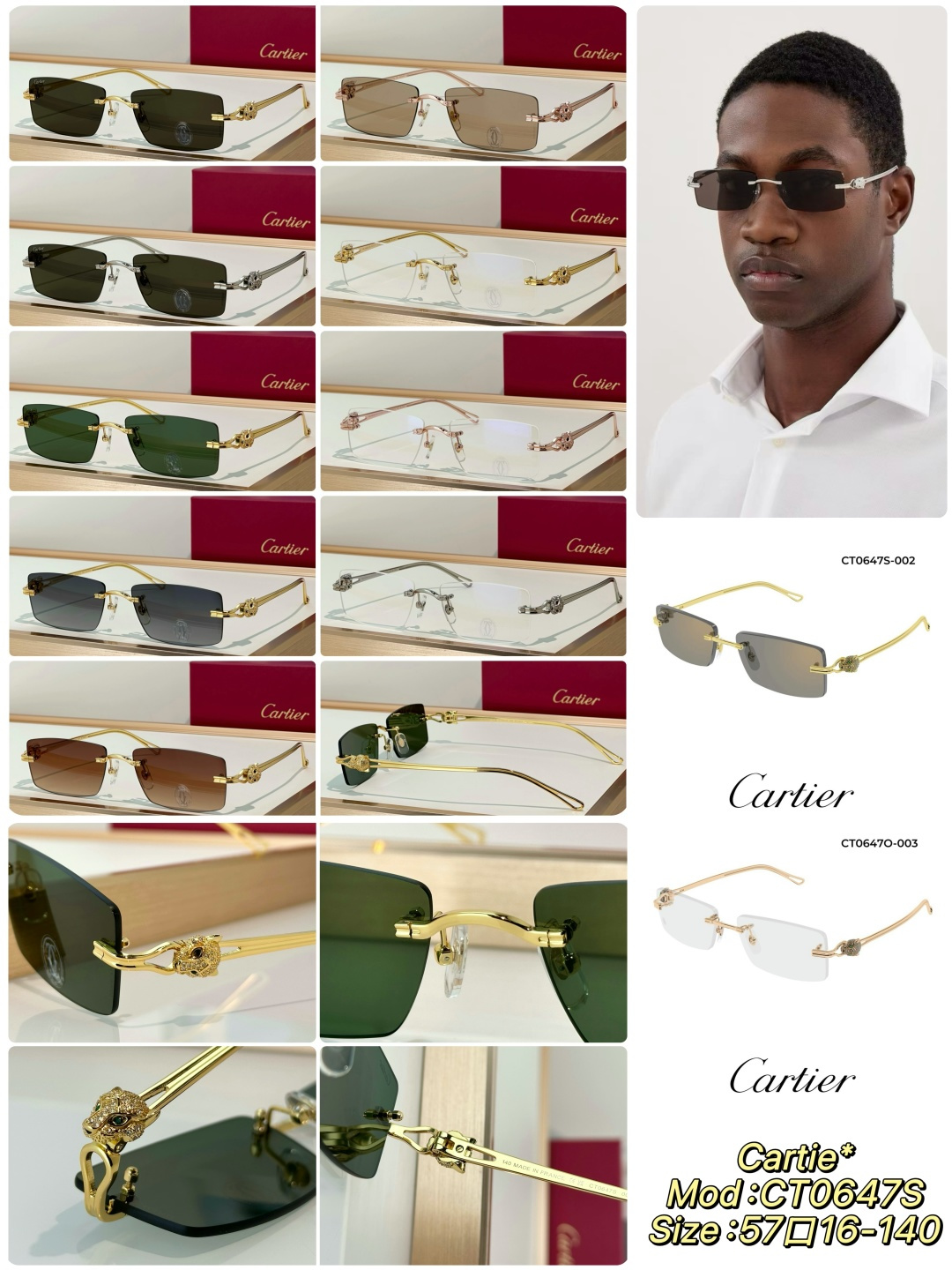 Designer Sunglasses CT0647S