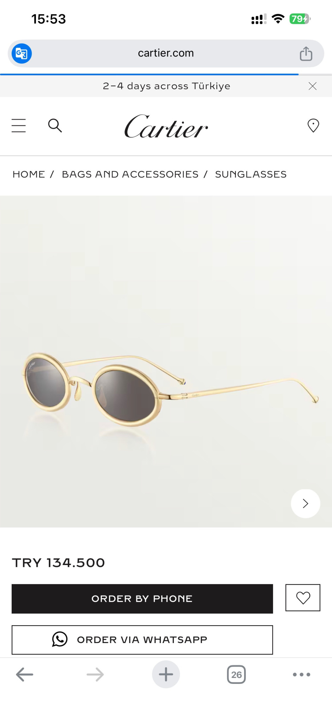 Designer Sunglasses CT0649S