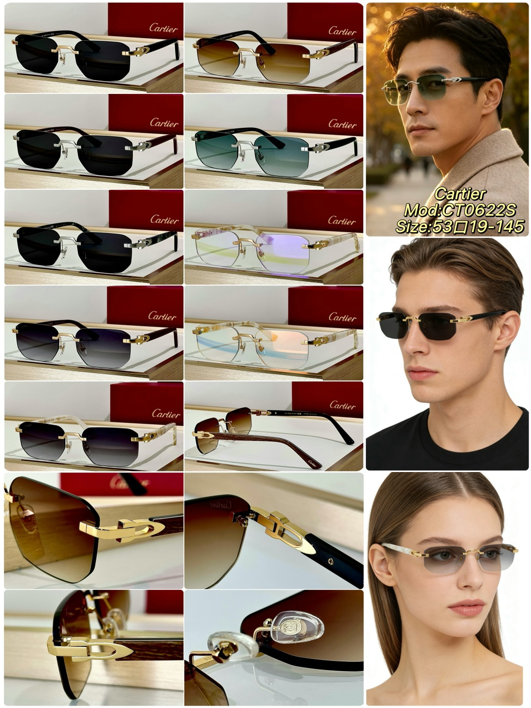 Cartier Sunglasses CT0622S