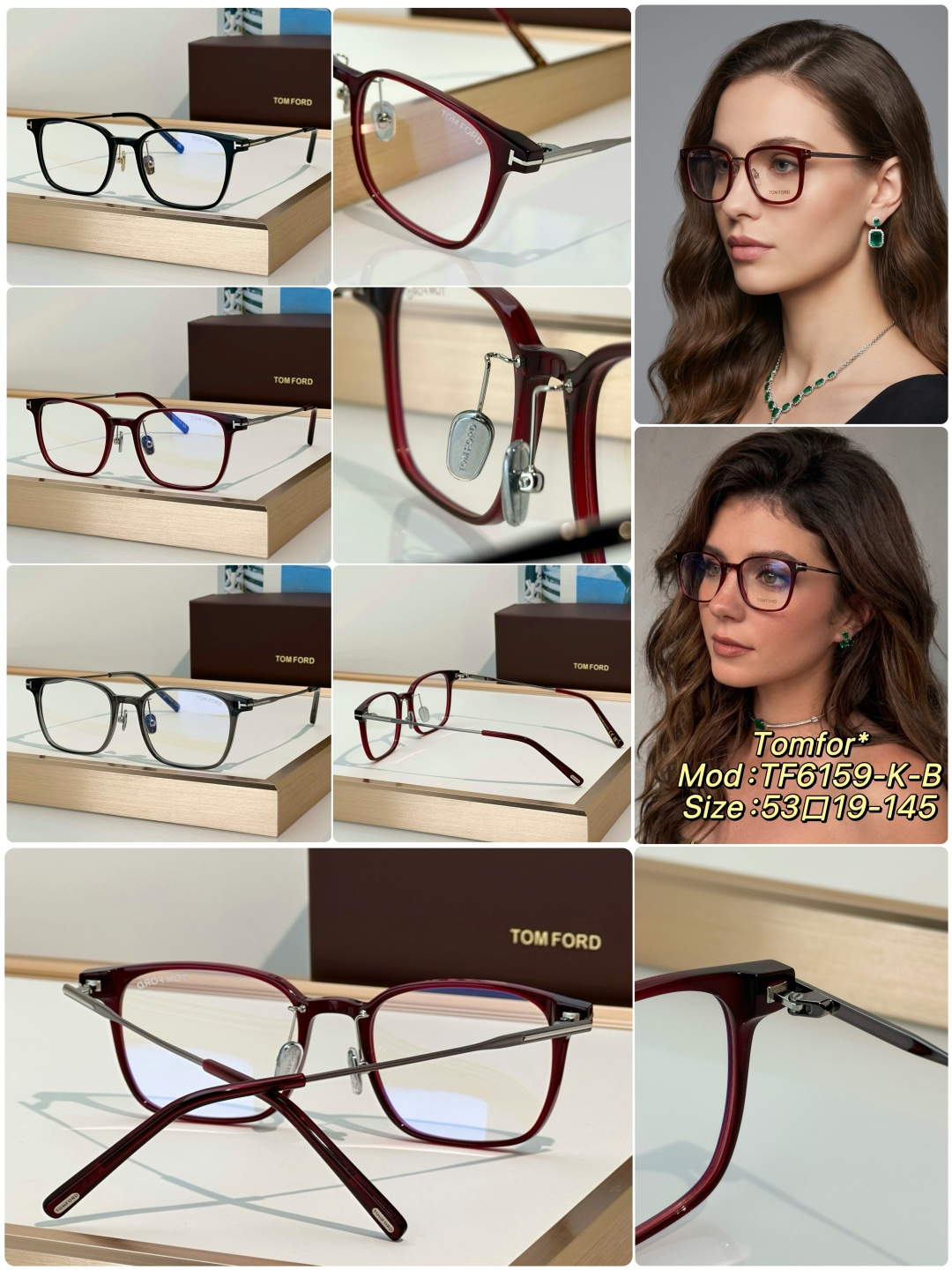 Designer Sunglasses TF6159-K-B