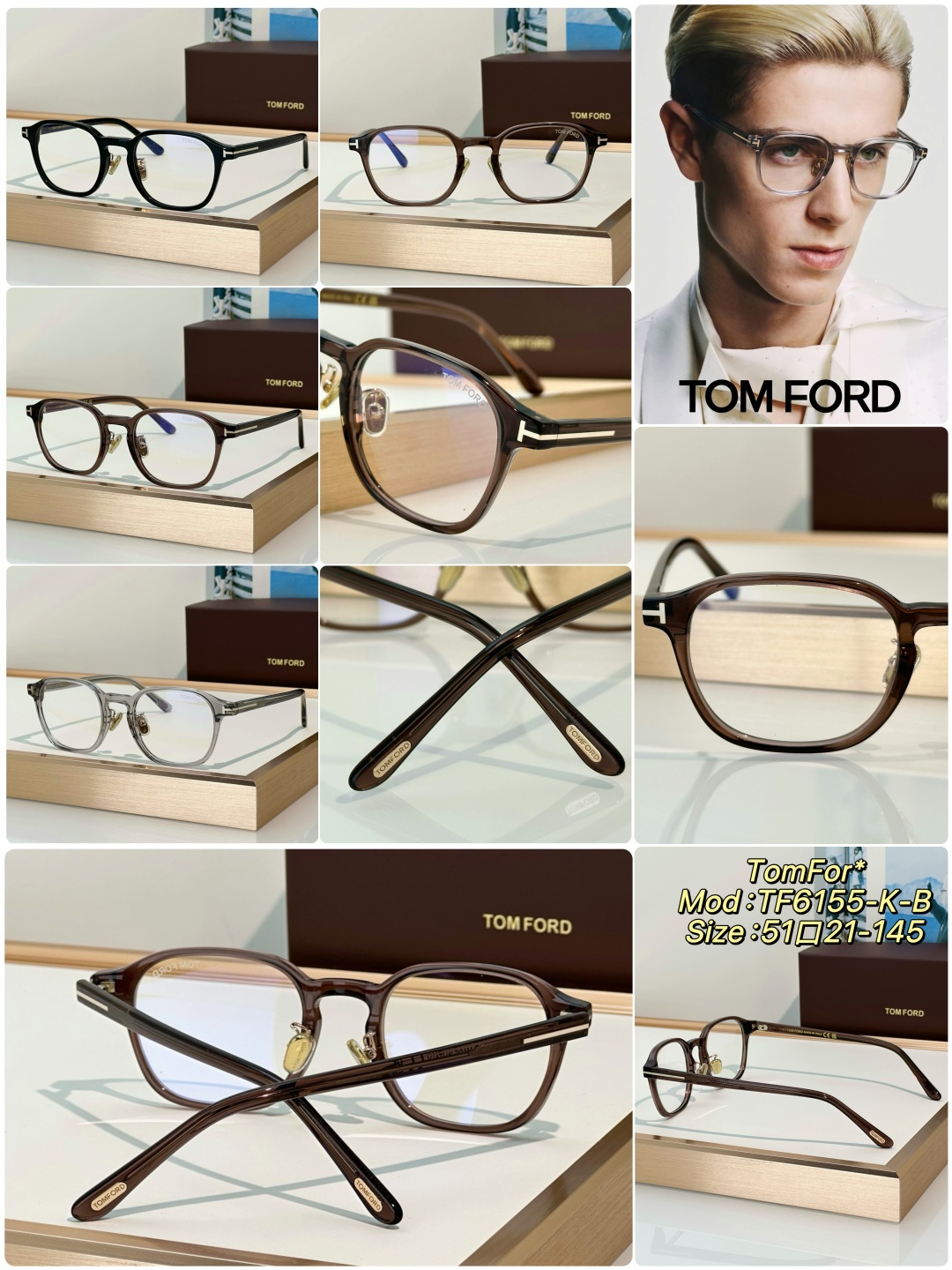 Designer Sunglasses TF6155-K-B