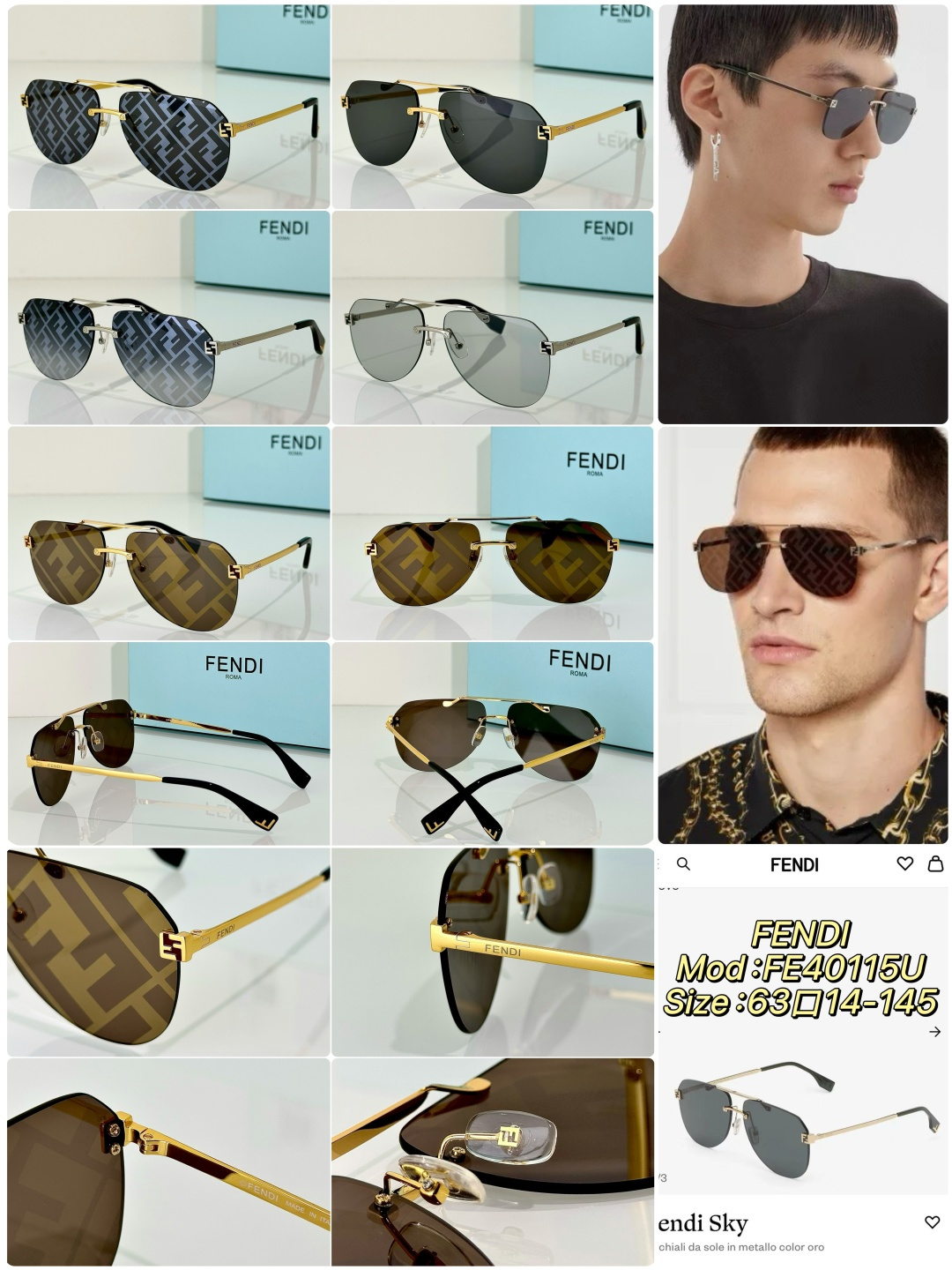 Fendi Sunglasses FE40115U