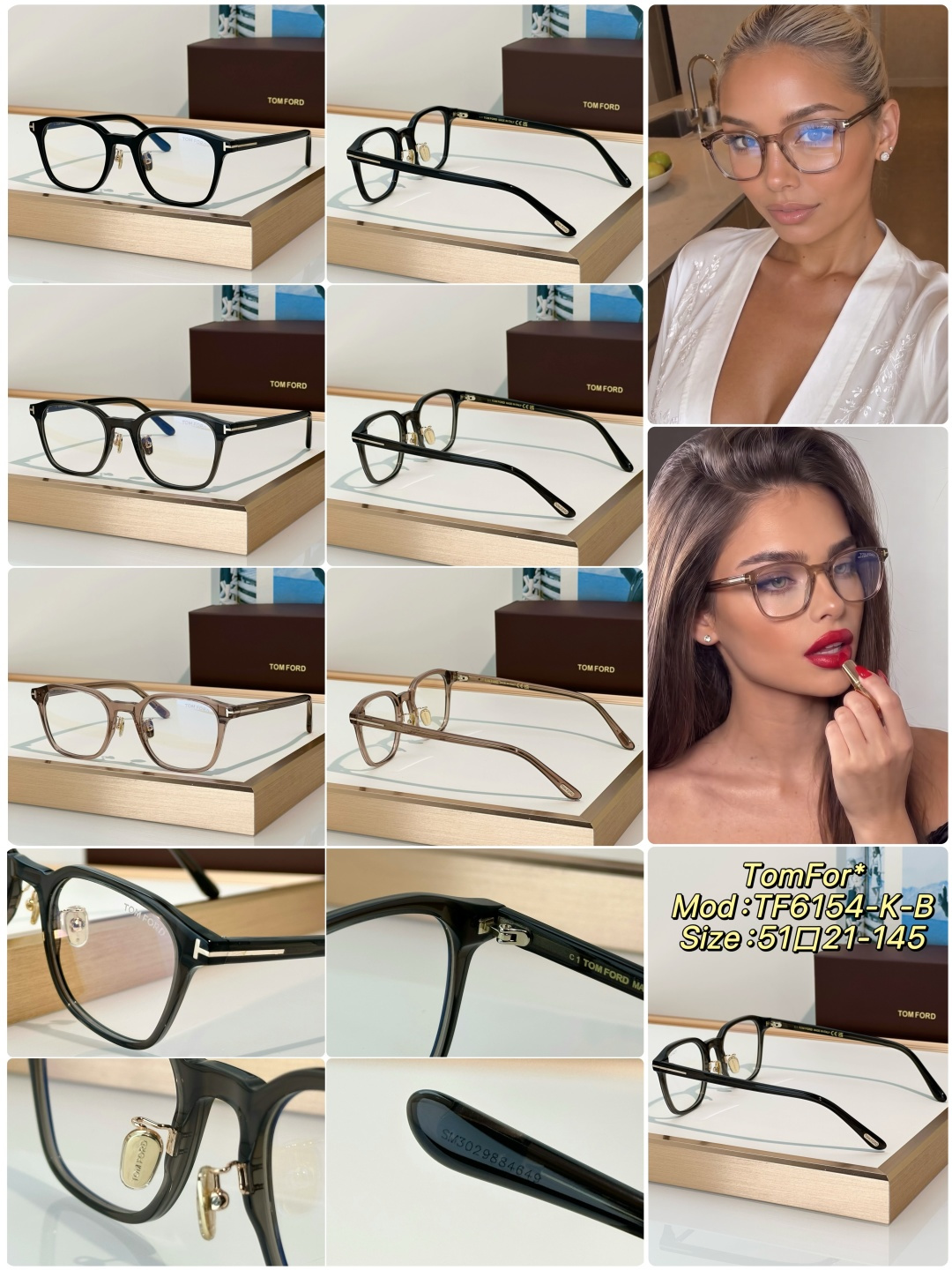 Designer Sunglasses TF6154-K-B