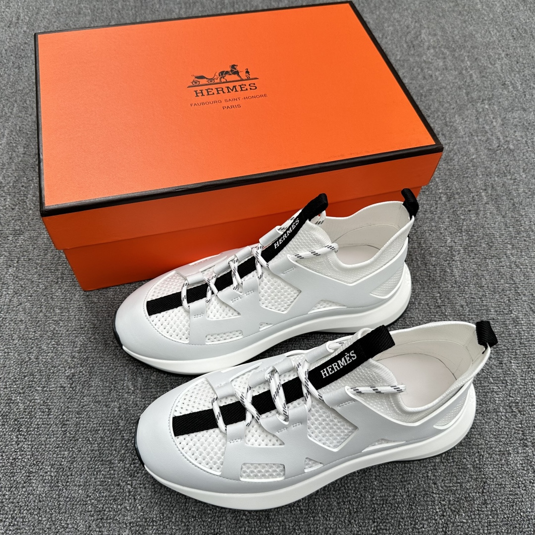 NO:278738,HERMES/Hermes Men's rest sneakers!  -High-end quality Original single casual sneakers -Upper: high napa calfskin, forging craftsmanship, knitted fabric, shoe body brand webbing, injection molding brand logo -Inner: foot pad; water dyed cowhide -outsole: ultralight tpu·rubber; two-color molded outsole -Ultra-high quality control·fine workmanship: highlight (high-end, noble, grade) Size 39-40-41-42-43-44 (38.45 can be customized) Batch,, hermes, hermes, sneakers, cowhide19860909HERMES/爱马仕 男士休息运动鞋！ -高端品质 原单休闲运动鞋 -鞋面:高纳帕小牛皮、锻造工艺、针织布匹、鞋身品牌织带、注塑品牌logo -内里:垫脚;水染牛皮 -大底:超轻tpu·橡胶;双色成型大底 -超高品控·做工精细:凸显(高端·贵气·档次) 尺码39-40-41-42-43-44(38.45可订做) 批,,hermes,hermes,sneakers,cowhide,Men's shoes