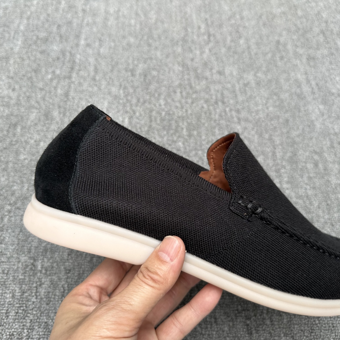 Loro Piana Men's Wish Wool Blend Knit Moccasin Sneakers - Comfortable & Stylish 6 cmp i1745700441147 6807 0 4
