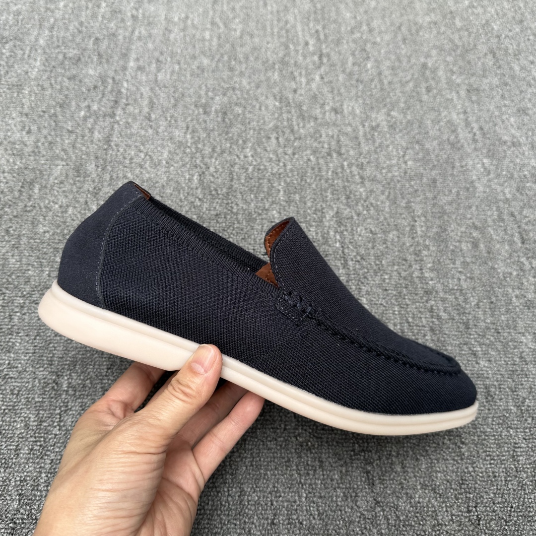 Loro Piana Men's Wish Wool Blend Knit Moccasin Sneakers - New Arrival 5 cmp i1745700550946 7007 0 3