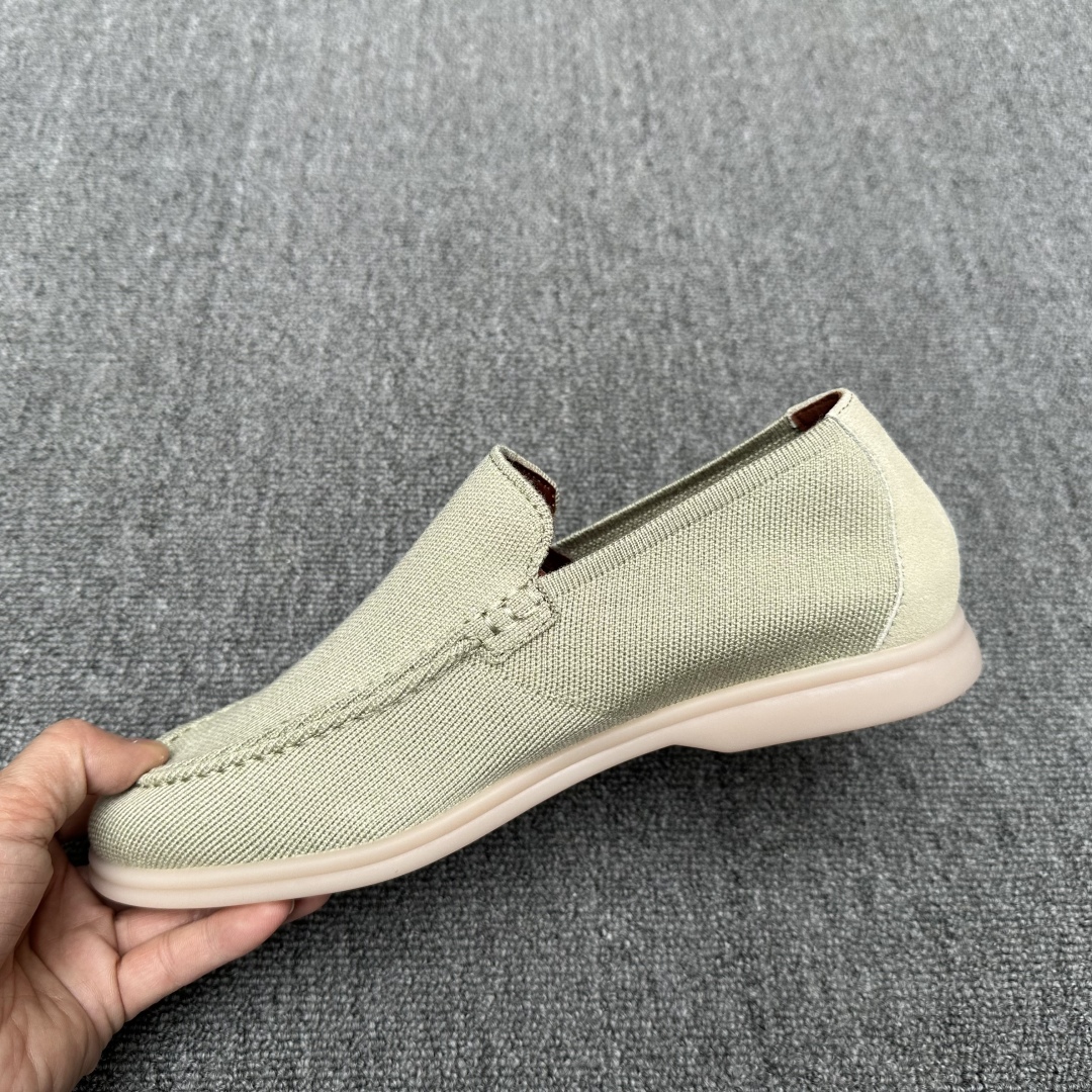Loro Piana Men's Wish Wool Blend Knit Moccasin Sneakers 8 cmp i1745700672785 8634 0 6