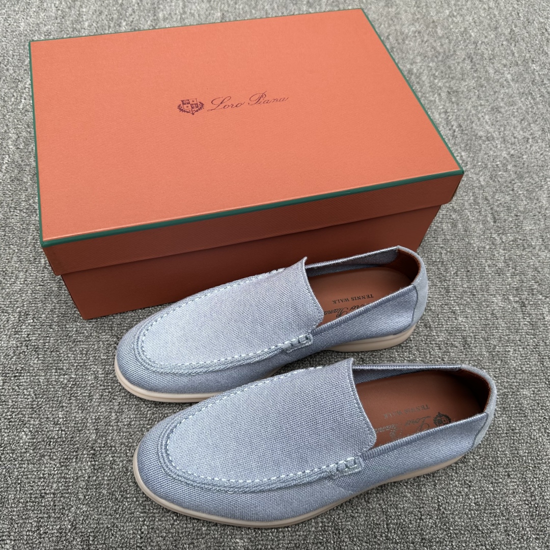Loro Piana Men's Wish Wool Blend Knit Moccasin Sneakers - Tennis Walk 1 Loro Piana Men's Wish Wool Blend Knit Moccasin Sneakers - Tennis Walk