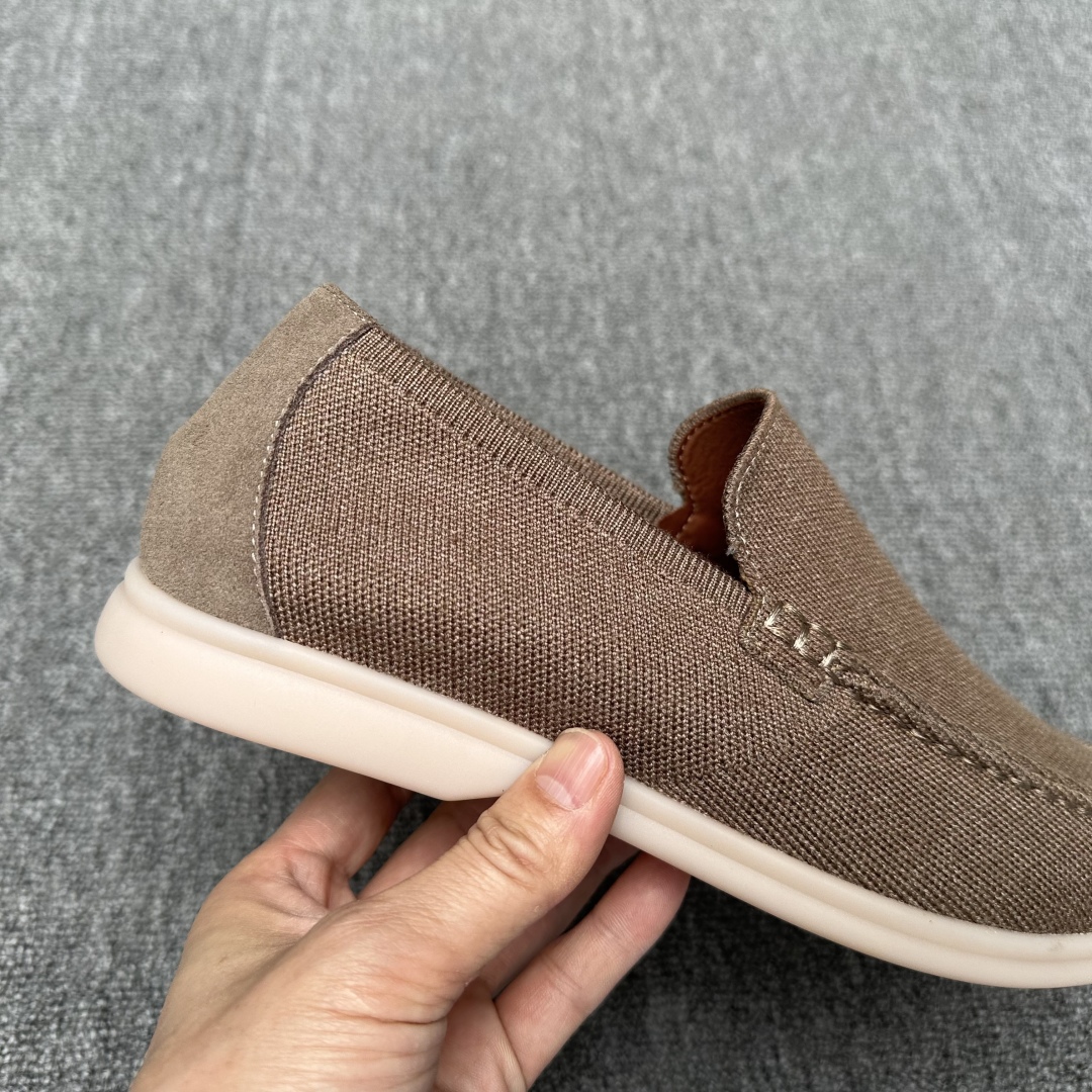 Loro Piana Men's Wish Wool Blend Knit Moccasin Sneakers, Size 39-44 6 cmp i1745700769032 4104 0 4