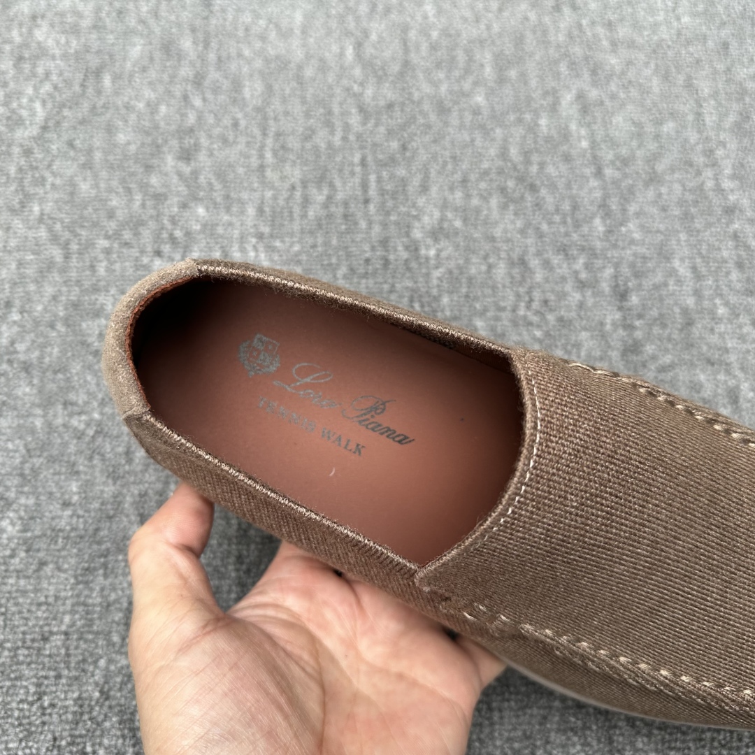 Loro Piana Men's Wish Wool Blend Knit Moccasin Sneakers, Size 39-44 7 cmp i1745700792001 3824 0 5