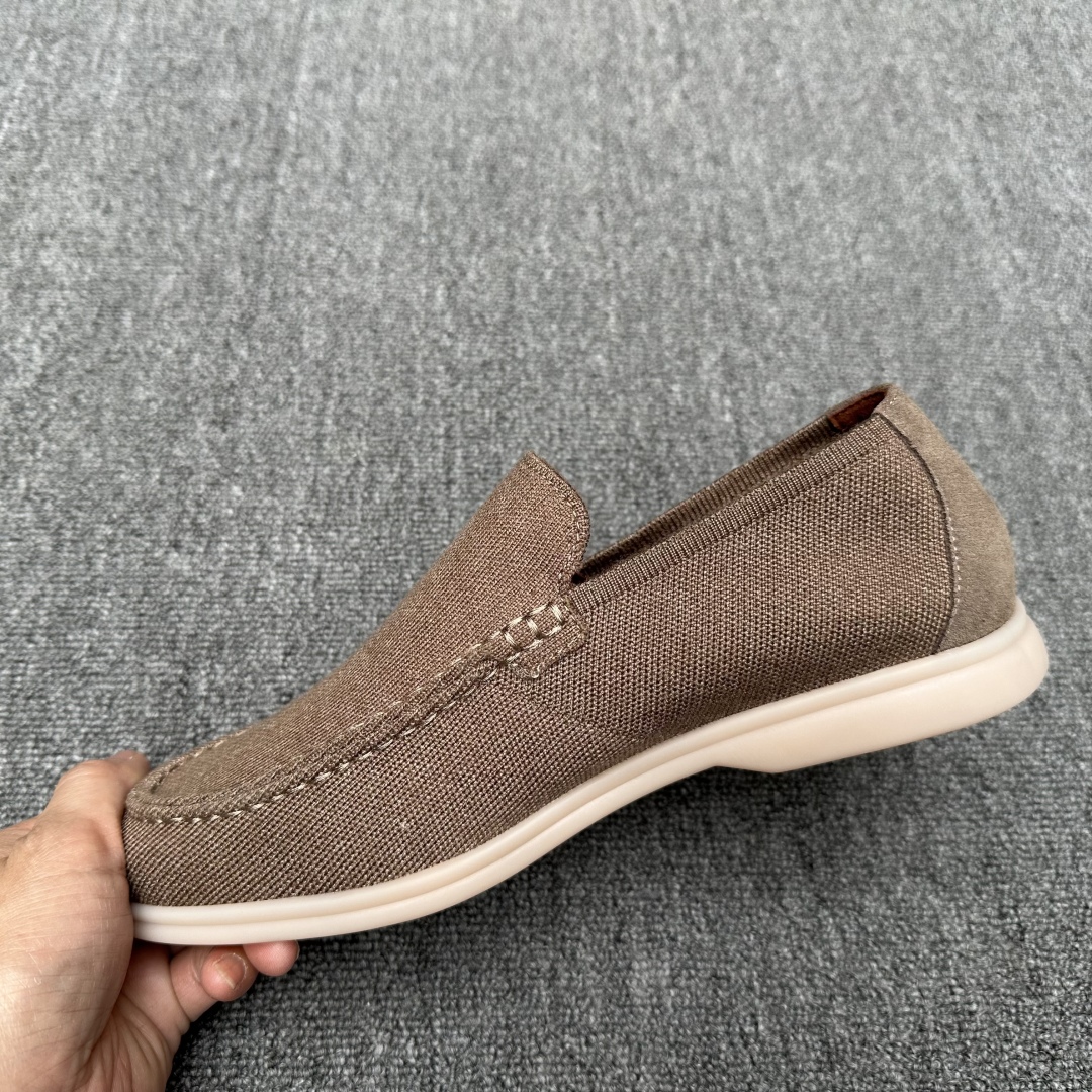 Loro Piana Men's Wish Wool Blend Knit Moccasin Sneakers, Size 39-44 8 cmp i1745700792004 9196 0 6