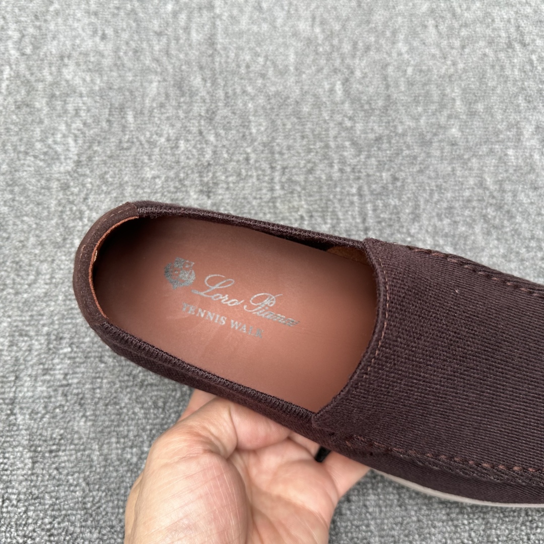 Loro Piana Men's Wish Wool Blend Knit Moccasin Sneakers - Brown 7 cmp i1745700891865 2929 0 5