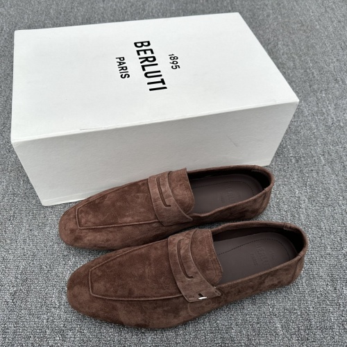 Berluti Lorenzo Scritto Camoscio Suede Leather Loafers - Ultimate Summer Shoes 1 Berluti Lorenzo Scritto Camoscio Suede Leather Loafers - Ultimate Summer Shoes