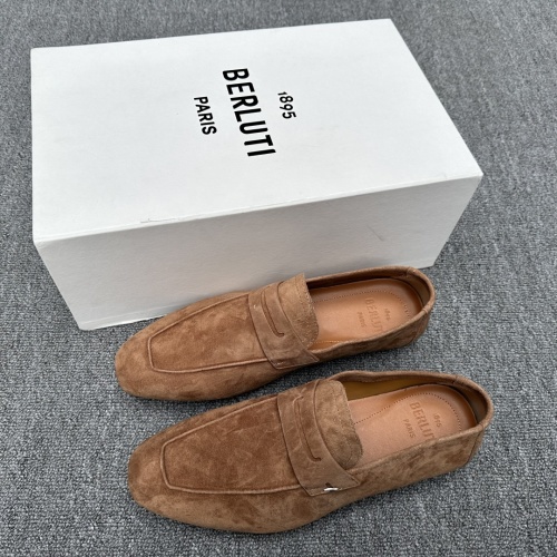 Berluti Lorenzo Drive Scritto Suede Loafers - Soft, Breathable, Casual Style 1 Berluti Lorenzo Drive Scritto Suede Loafers - Soft, Breathable, Casual Style