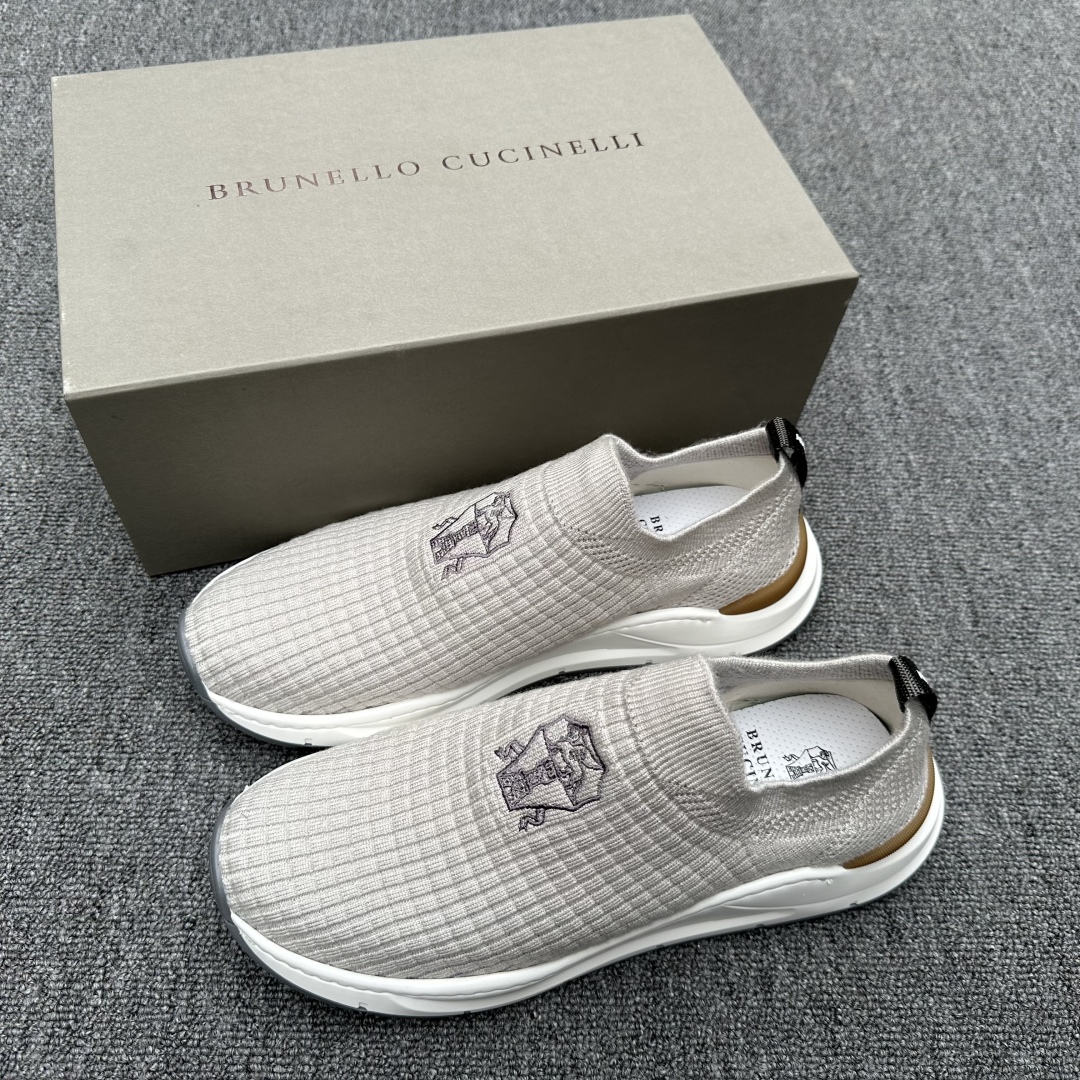 Brunello Cucinelli ss primavera y verano nuevo envío de zapatos de los hombres Abreviatura BC Esta m
