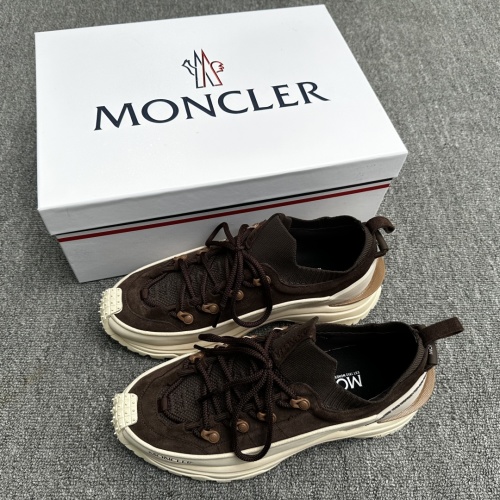 Moncler Trailgrip GTX Suede and Fabric Sneakers - Brown, Comfortable and Durable
