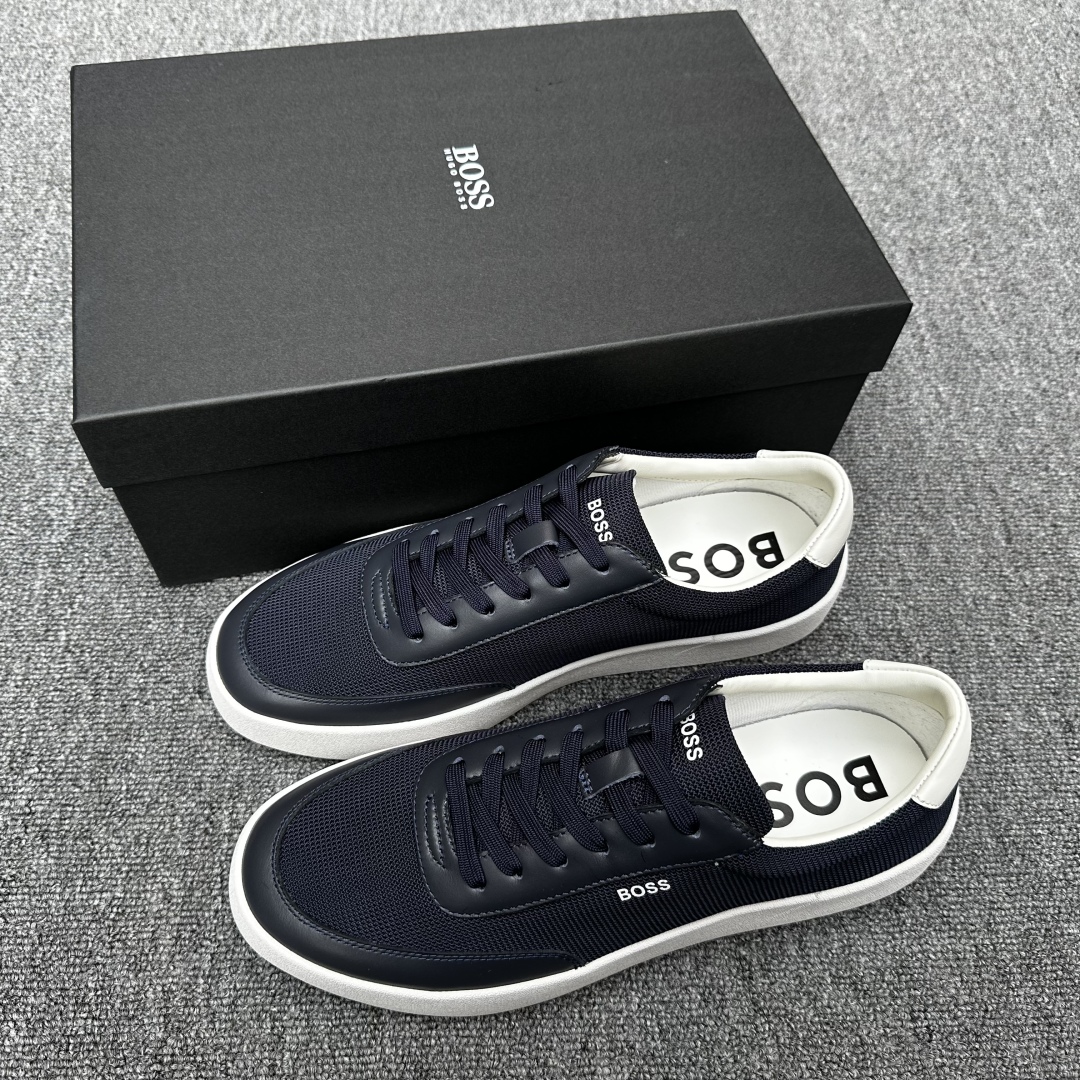 HUGO BOSS Leren Veterschoenen - Stijlvol en Comfortabel voor Elke Gelegenheid