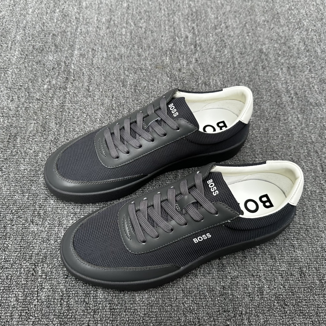HUGO BOSS Fashionable Lace-Up Leather Sneakers - Sporty Style & Comfort 3 cmp i1756149388260 1445 0 1