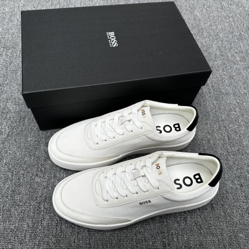 Hugo Boss Leather Fashion Sneakers, Lace-Up Style, Comfortable Fit - Size 39-44 1 Hugo Boss Leather Fashion Sneakers, Lace-Up Style, Comfortable Fit - Size 39-44
