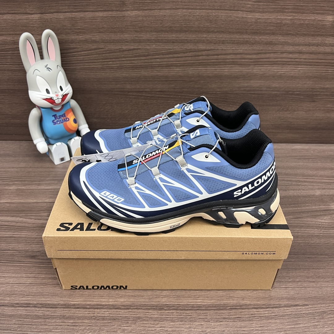 NO:408591,Top version SALOMON XT-6 retro trendy shock-absorbing, anti-slip and wear-resistant, low-top cross-country running shoes, same style for men and women, fashionable Qianlan. Item number: 473816 Packaging: Full set of Dewu accessories reinforced aircraft box packaging!  Size: 36-45 (positive size), casual shoes/sports shoes, sneakers19860909顶级版本SALOMON萨洛蒙 XT-6 复古潮流减震防滑耐磨 低帮 越野跑步鞋 男女同款 风尚千蓝. 货号: 473816 包装:全套得物配件加固飞机盒包装！ 码数:36-45码(正码),休闲鞋/运动鞋,sneakers,Women's Shoes