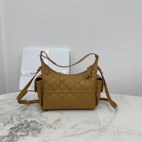 Dior D-Dream Caramel Lambskin Handbag with Cannage Stitching & CD Signature 1 Dior D-Dream Caramel Lambskin Handbag with Cannage Stitching & CD Signature
