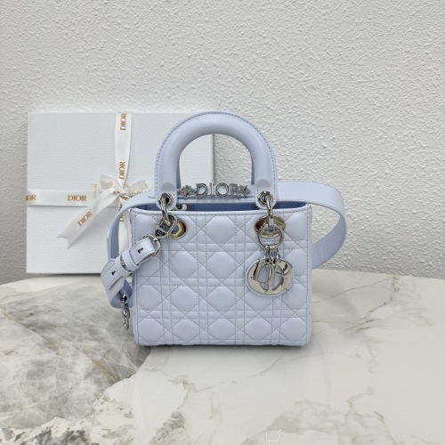 Dior Lady Four-Grid Lambskin Bag: Glacier Blue, Spring/Summer Collection 1 Dior Lady Four-Grid Lambskin Bag: Glacier Blue, Spring/Summer Collection