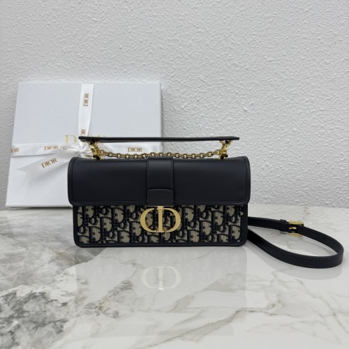 Dior 30 Montaigne Top Handle Bag Blue Dior Oblique Jacquard 1 Dior 30 Montaigne Top Handle Bag Blue Dior Oblique Jacquard