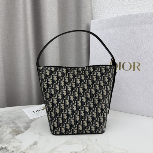 Diorrstar Small Bucket Bag Blue Oblique Jacquard 1 Diorrstar Small Bucket Bag Blue Oblique Jacquard