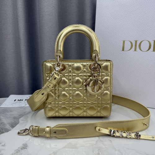 Dior Lady 4-Grid Lambskin Bag with Letter Strap - Spring/Summer Collection 1 Dior Lady 4-Grid Lambskin Bag with Letter Strap - Spring/Summer Collection