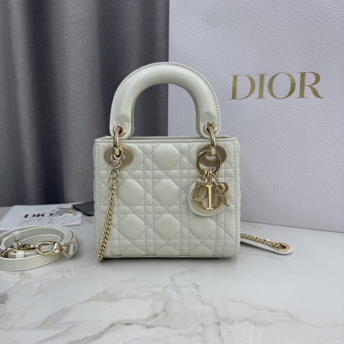 Dior Lady Dior Mini Bag White Lambskin with Gold Finish - Iconic Elegance 3 Dior Lady Dior Mini Bag White Lambskin with Gold Finish - Iconic Elegance