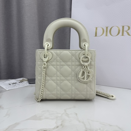 Lady Dior Mini Bag White Grained Calfskin Cannage, Timeless Elegance 7 Lady Dior Mini Bag White Grained Calfskin Cannage, Timeless Elegance
