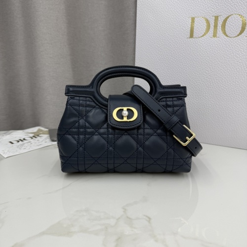 Dior Jolie Top Handle Mini Chain Bag Night Blue Lambskin 12 Dior Jolie Top Handle Mini Chain Bag Night Blue Lambskin