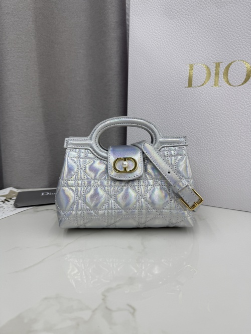 Dior Jolie Top Handle Mini Chain Bag, Iridescent Quilted Lambskin 11 Dior Jolie Top Handle Mini Chain Bag, Iridescent Quilted Lambskin