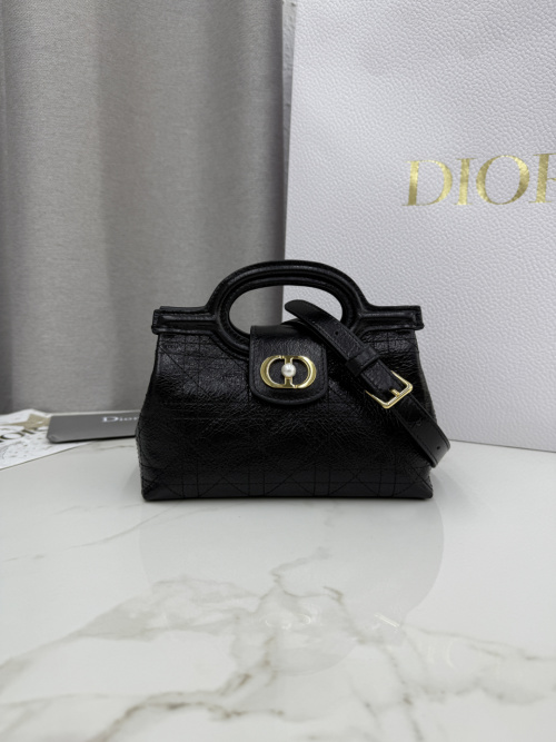 Dior Jolie Black Top Handle Mini Chain Bag,18.5 x 13 x 8.5 cm, Spring 2026 13 Dior Jolie Black Top Handle Mini Chain Bag,18.5 x 13 x 8.5 cm, Spring 2026