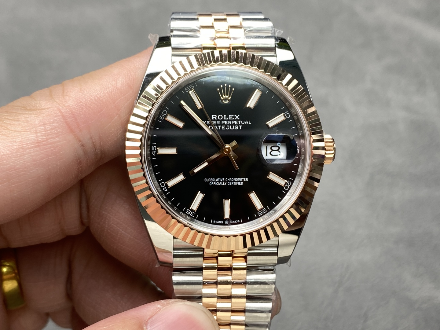 NO:157049,Modification project Gold 18k Rolex Log 41mm movement, Rolex19860909改装项目 包金18k 劳力士 日志41mm 机芯,,rolex,Watch