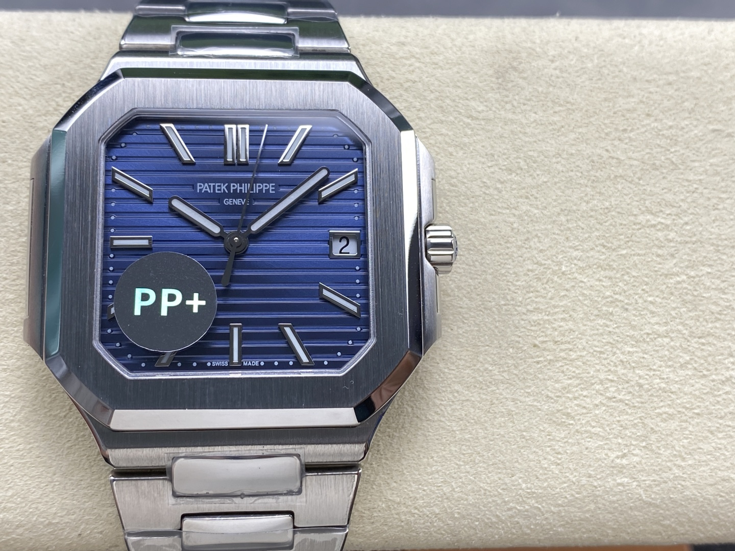 Patek Philippe Cubitus 5821 Blue Dial Stainless Steel Automatic Men's Watch