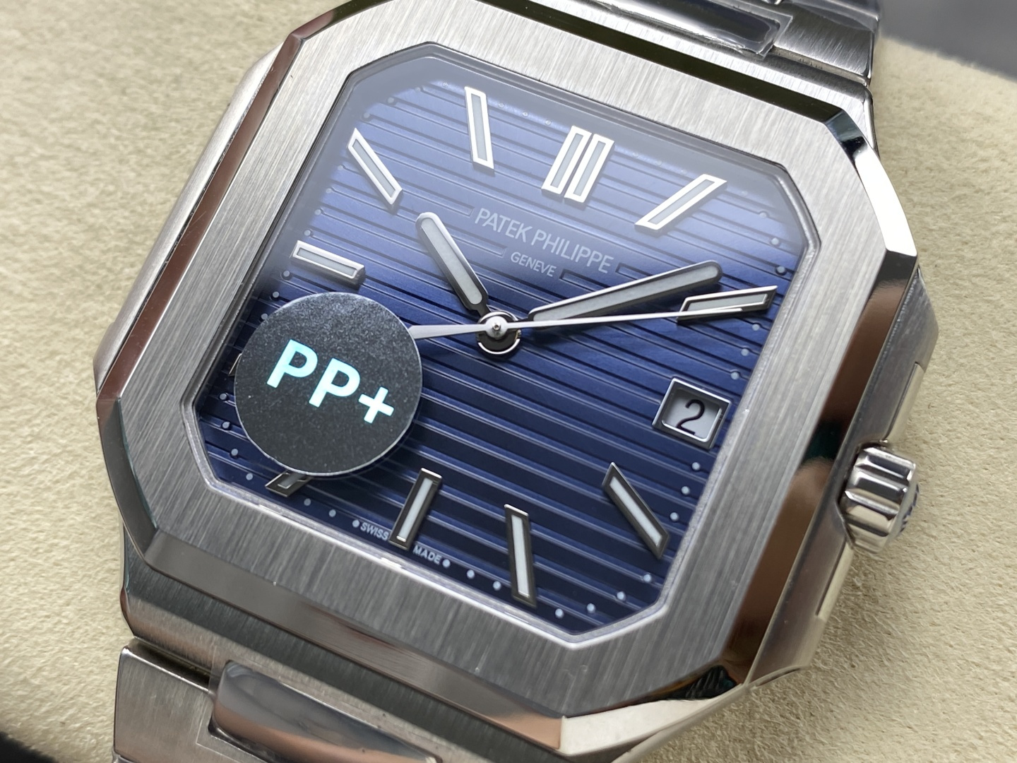 Patek Philippe Cubitus 5821 Blue Dial Stainless Steel Automatic Men's Watch 4 cmp i1745344295655 2594 0 2