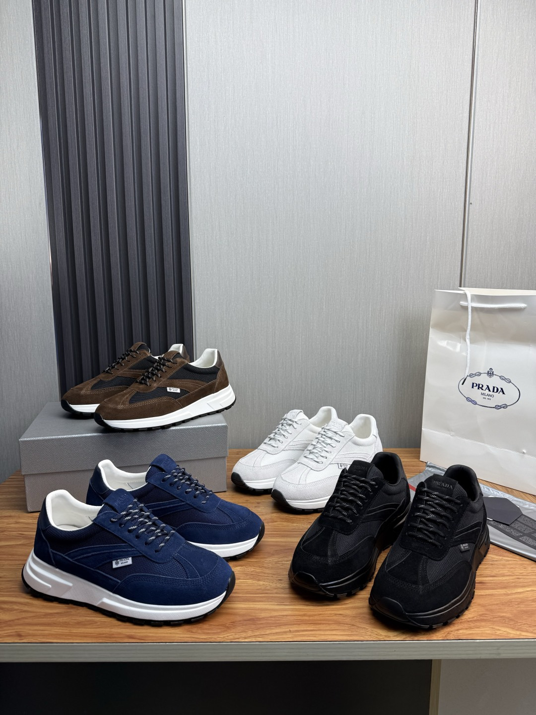 Prada Style Leather Men's Shoes Lookbook Reference image 1