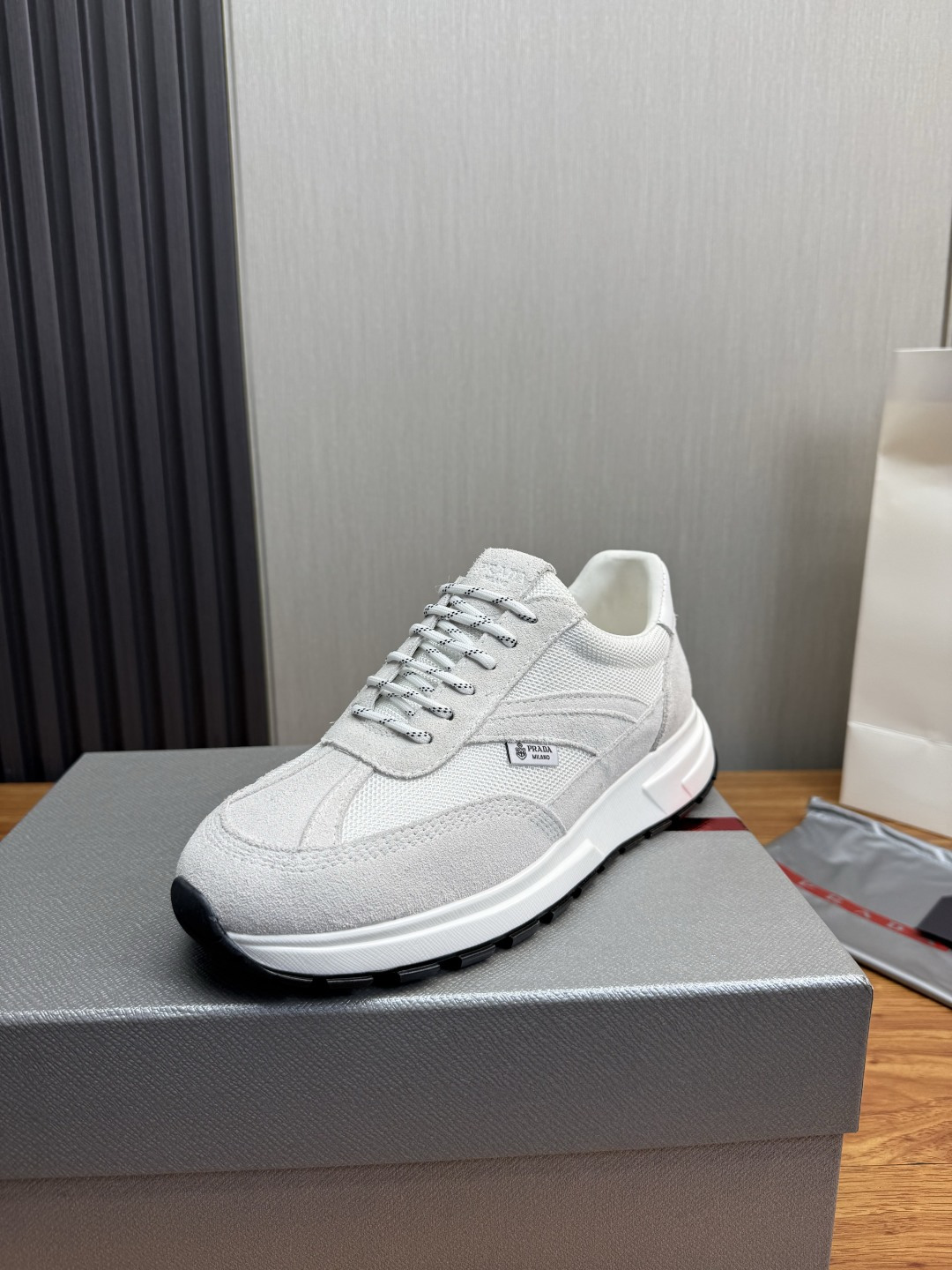 Prada Style Leather Men's Shoes Lookbook Reference image 1