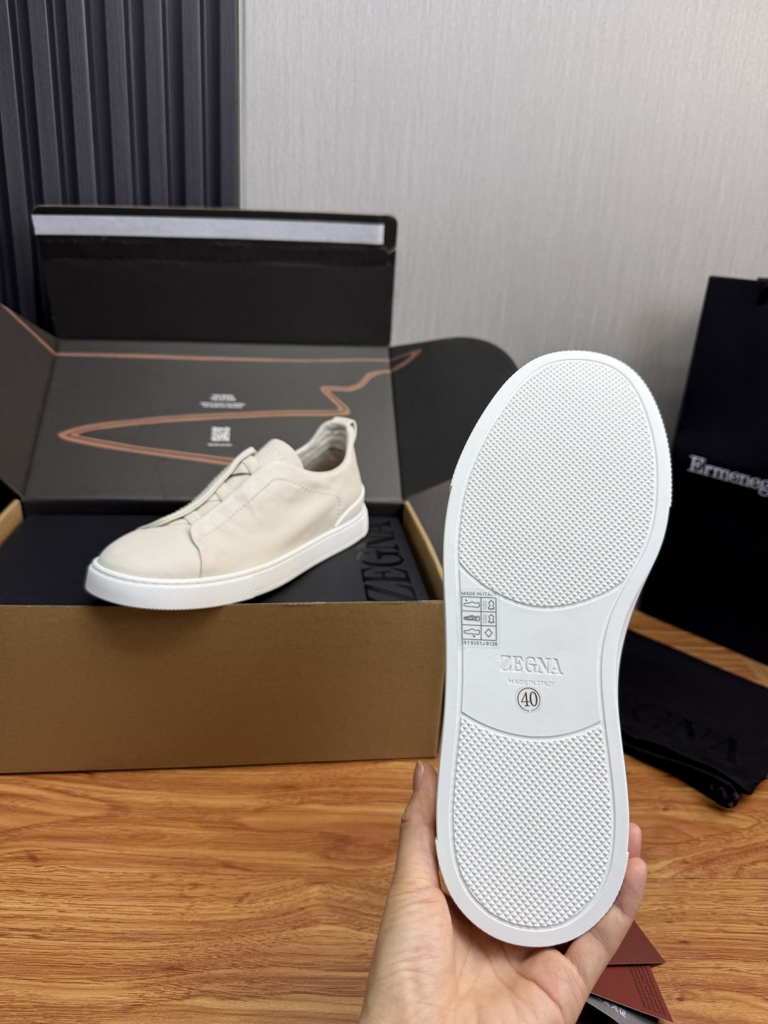 제냐 신발 155450 Zegna Sneakers 상세 이미지 11