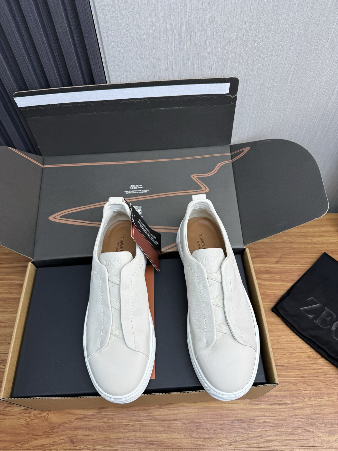 제냐 신발 155450 Zegna Sneakers 상세 이미지 2