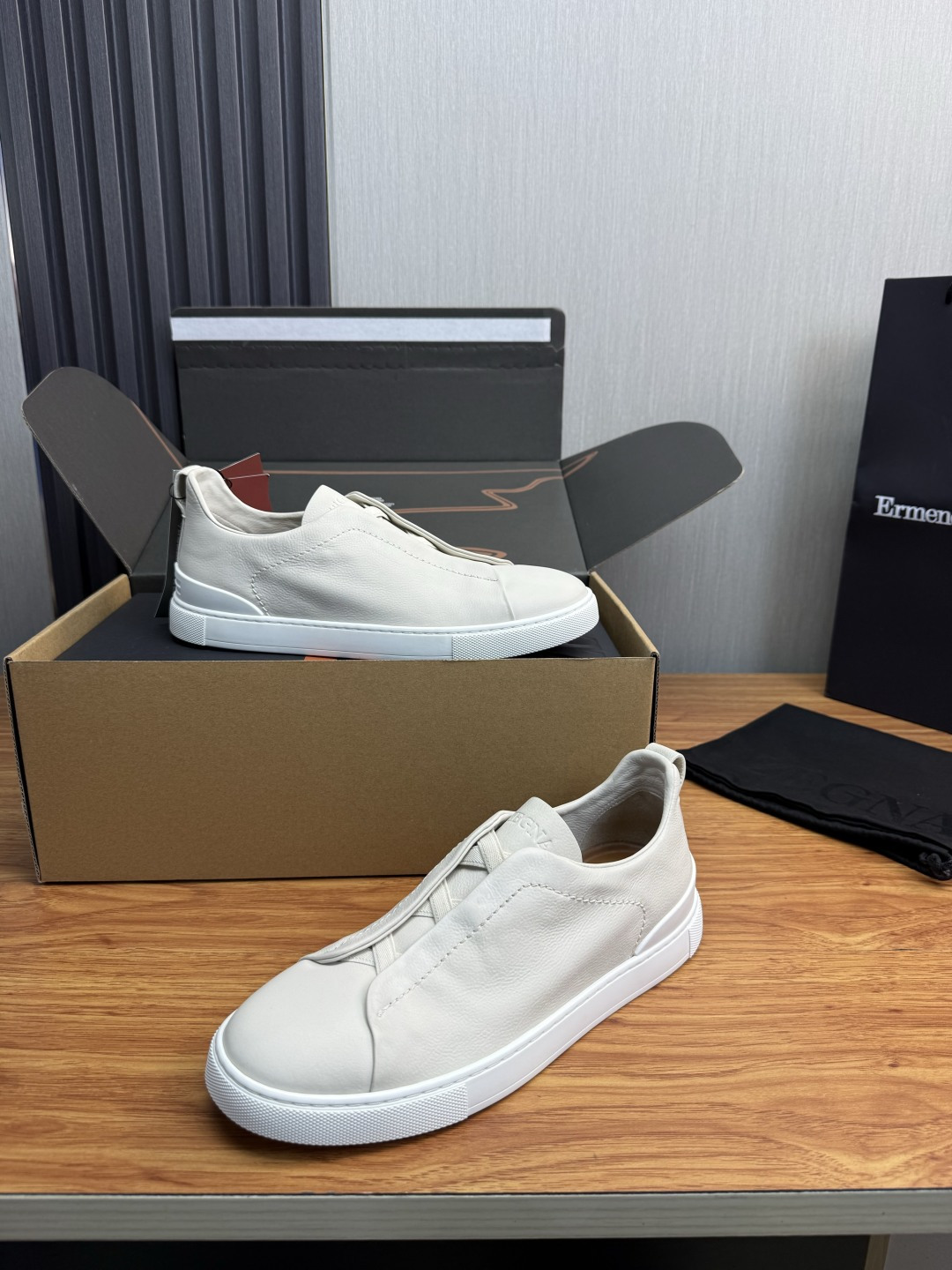 제냐 신발 155450 Zegna Sneakers 상세 이미지 4