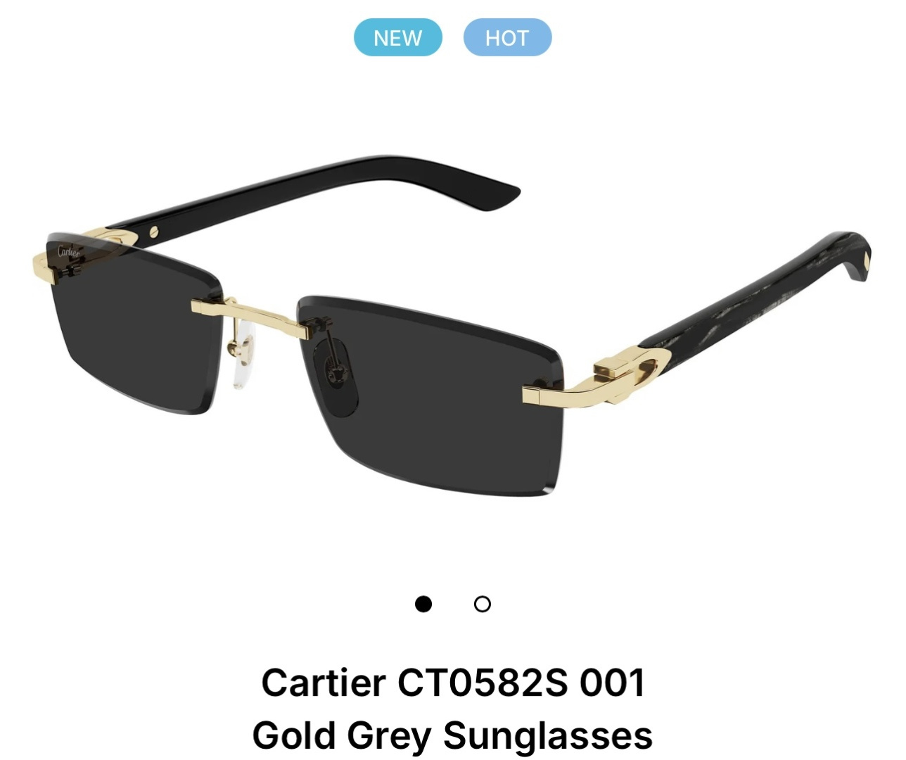 Cartie*MOD：CT0582SSize：56口19-145