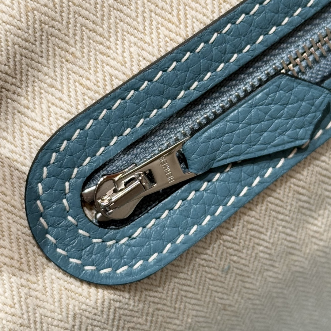 Hermès Garden party 30cm 30cm (Blue Jean)