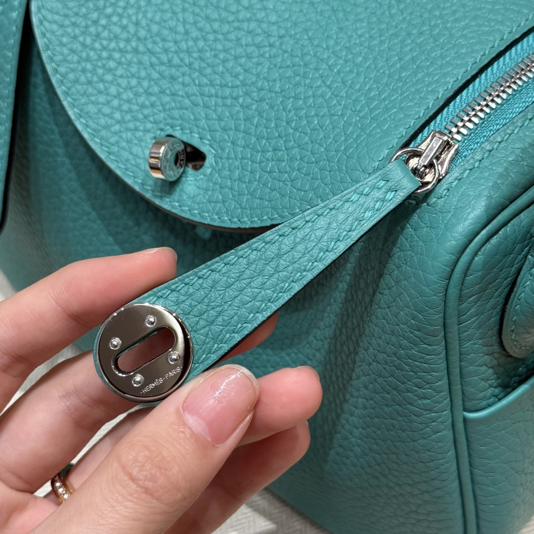 Hermès Lindy 19cm (Vert verone)