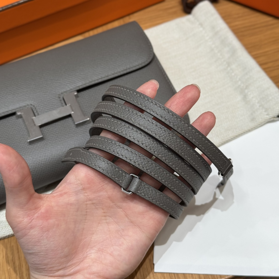 Hermès constance to go 20cm (Gris Meyer)